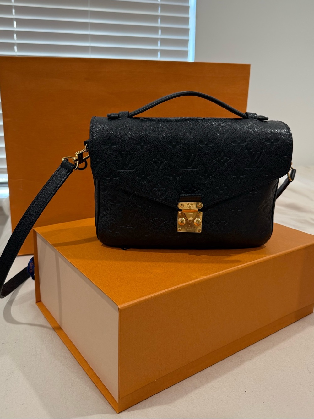 Louis Vuitton Black Monogram Pochette Métis